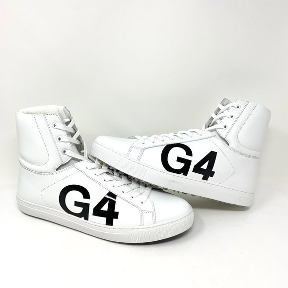G FORE G4 Mens High Top Disruptor White Golf Shoes